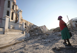 Earthquake devistation in Haiti
