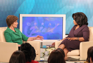 Laura Bush and Oprah