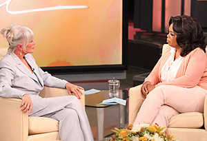 Linda Evans and Oprah