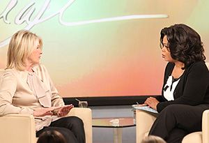 Martha Stewart and Oprah