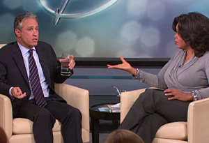 Jon Stewart and Oprah
