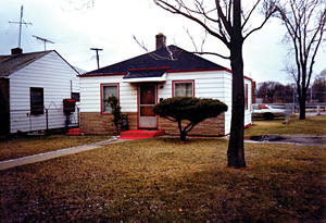 The Jackson family's former home in Gary, Indiana
