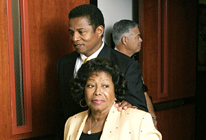Katherine Jackson at Michael Jackson's trial in 2005