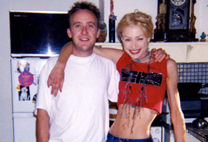 Portia de Rossi and her brother