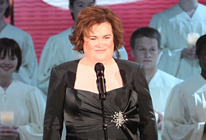 Susan Boyle performs.