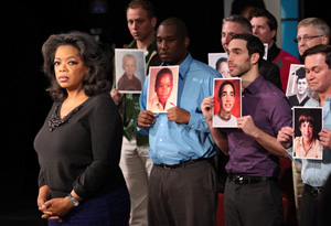 Oprah and 200 men