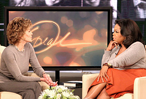 Jane Fonda and Oprah