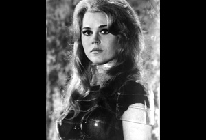 Jane Fonda as Barbarella, 1968