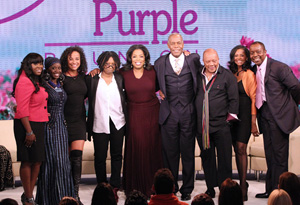 The cast of The Color Purple