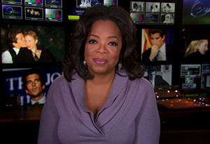 Oprah in the control room