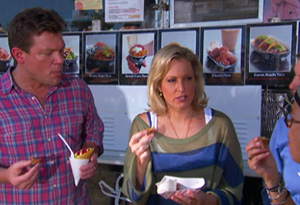 Chef Tyler Florence and Ali Wentworth