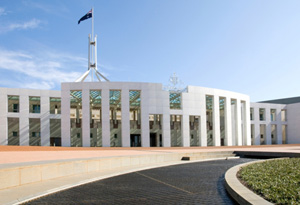 Parliament House in Canberra, Australian Capital Territory