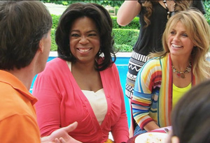Oprah at Megan's party