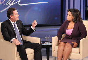 Piers Morgan and Oprah
