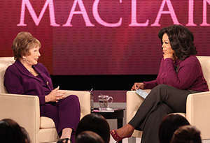 Shirley MacLaine and Oprah