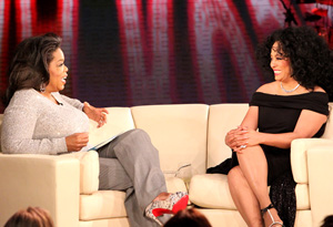 Diana Ross and Oprah